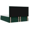 vidaXL Ottoman Bed with Mattresses Dark Green 180x200cm Velvet