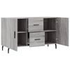 vidaXL Sideboard Grey Sonoma 100x36x60 cm Engineered Wood