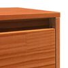 vidaXL Wall Cabinet Wax Brown 100 x 30 x 35 cm Solid Pine Wood