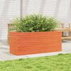 vidaXL Garden Planter Wax Brown 110x40x46 cm Solid Wood Pine