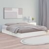 vidaXL Bed Frame without Mattress White 200x200 cm Solid Wood
