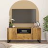 vidaXL TV Cabinet 105x33.5x46 cm Solid Wood Mango&Engineered Wood