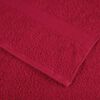 vidaXL Premium Guest Towels SOLUND 2 pcs Red 30x50 cm 600 gsm