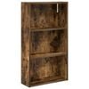 vidaXL Bathroom Wall Cabinet with Shelf Smoked Oak 40 x 14 x 70 cm