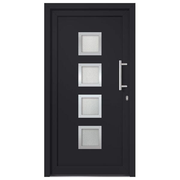 vidaXL Front Door Anthracite 108x200 cm