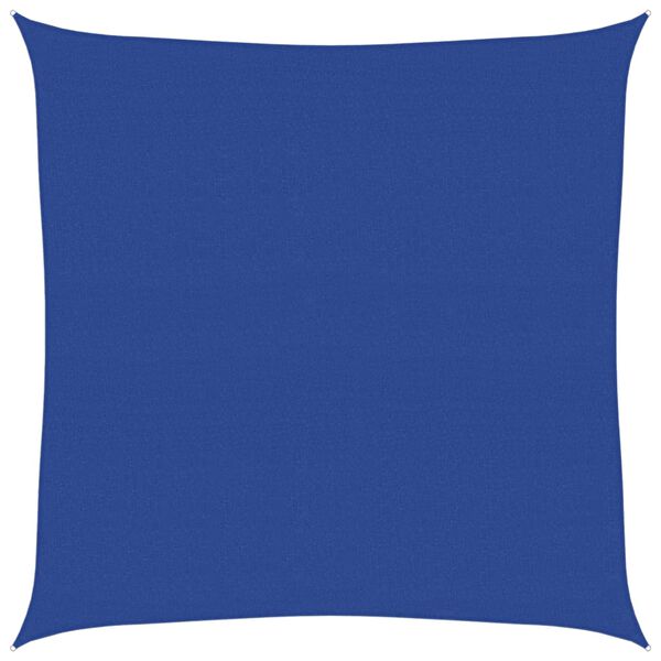 vidaXL Sunshade Sail 160 g/m&sup2; Square Blue 4x4 m HDPE