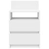 vidaXL Bedside Cabinet with 2 Drawers White 40x33x60 cm