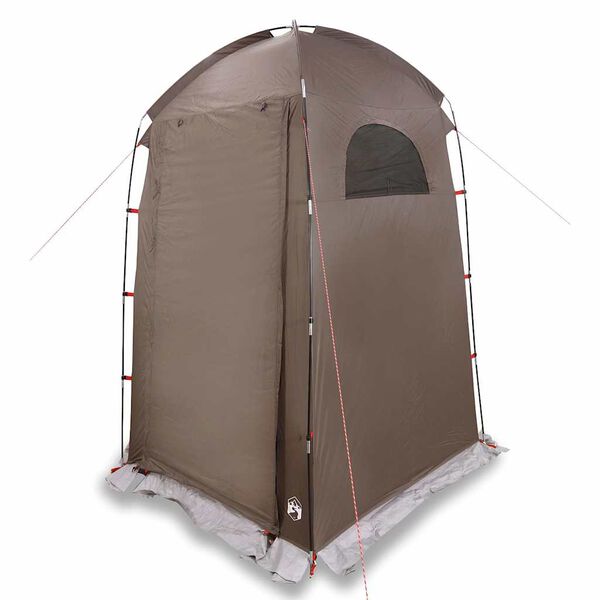 vidaXL Shower Tent Brown Waterproof