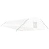 vidaXL Greenhouse with Steel Frame White 132 m&sup2; 22x6x2.85 m