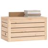 vidaXL Storage Box 59.5x36.5x33 cm Solid Wood Pine