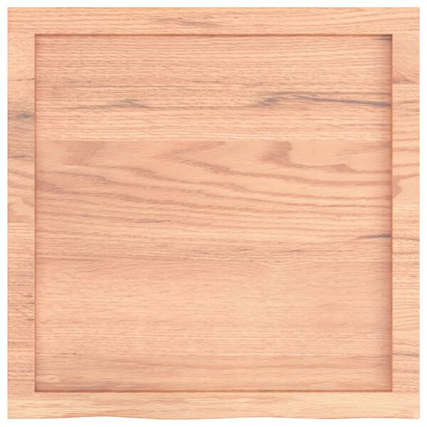 vidaXL Table Top Light Brown 60x60x(2-6) cm Treated Solid Wood Oak