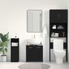vidaXL Bathroom Sink Cabinet Black Oak 60x33x60 cm Engineered Wood