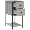 vidaXL Bedside Cabinets 2 pcs Grey Sonoma 32x42x70 cm Engineered Wood