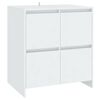 vidaXL Sideboards 2 pcs White 70x41x75 cm Engineered Wood