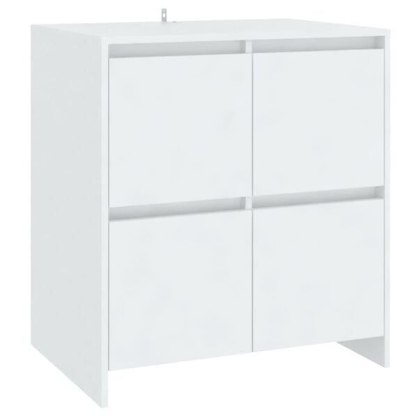 vidaXL Sideboards 2 pcs White 70x41x75 cm Engineered Wood