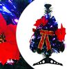vidaXL Fiber Optic Christmas Tree 64 cm 12 LEDs Multicolour PVC