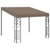 vidaXL Wall-mounted Gazebo 3x3x2,5 m Taupe