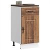 vidaXL Kitchen Base Cabinet Kalmar Old Wood Engineered Wood