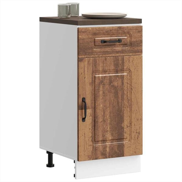 vidaXL Kitchen Base Cabinet Kalmar Old Wood Engineered Wood