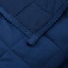 vidaXL Weighted Blanket Blue 140x200 cm Single 10 kg Fabric