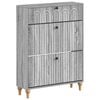 vidaXL Shoe Cabinet ALKMAAR 78 x 24 x 103 cm Engineered Wood