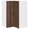 vidaXL Wall Corner Cabinet PORTO Brown Oak 57 x 57 x 80 cm