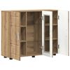 vidaXL Wooden Cabinet Artisan Oak 88.5 x 30.5 x 73 cm Engineered Wood