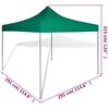 vidaXL Foldable Tent 3x3 m Green