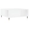 vidaXL Coffee Table White 80x80x36.5 cm Engineered Wood