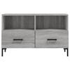 vidaXL TV Cabinet Grey Sonoma 80x36x50 cm Engineered Wood