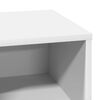 vidaXL Bedside Cabinet White 50 x 34.5 x 50 cm Engineered wood