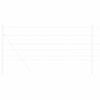 vidaXL Field Fence Silver 100 x 0.8 m Galvanised steel