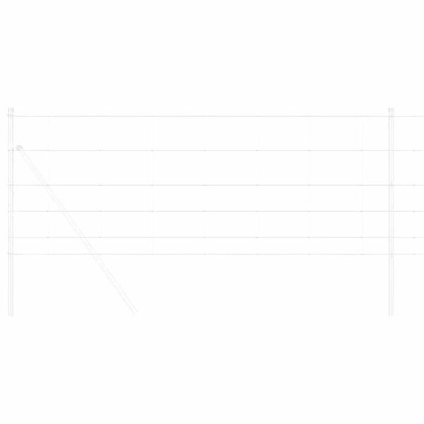 vidaXL Field Fence Silver 100 x 0.8 m Galvanised steel