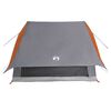 vidaXL Tents with Roof Grey and orange 256 x 266 x 185 cm Polyester