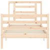 vidaXL Bed Frame without Mattress 90x200 cm Solid Wood