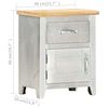 vidaXL Aviator Bedside Cabinet 40x30x50 cm Solid Mango Wood