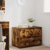 vidaXL Storage Cabinet Smoked Oak 80 x 48 x 57 cm Engineered Wood