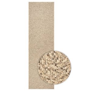 vidaXL Rug ZIZUR 80x250 cm Jute Look Indoor and Outdoor