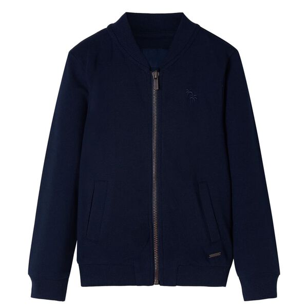 Kids' Sweatshirt with Zip Navy 92