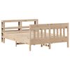 vidaXL Bed Frame without Mattress 150x200 cm King Size Solid Wood Pine