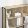 vidaXL Book Cabinet Sonoma 99.5 x 30 x 108.5 cm Engineered Wood
