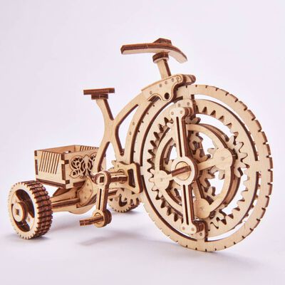 Wood Trick Wooden Scale Model Kit Bicycle