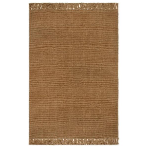 vidaXL Runner Rug with Tassels 60x200 cm Jute