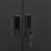 vidaXL Office Cabinet Anthracite 90x40x180 cm Steel