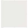 vidaXL Balcony Screen White 110 x 400 cm Oxford Fabric