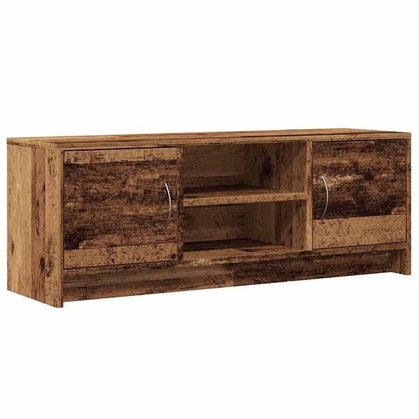 vidaXL TV Cabinet Old Wood 102x30x37.5 cm Engineered Wood