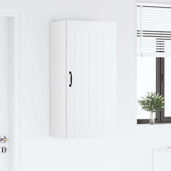 vidaXL Dishwasher Panel Lucca White 50 x 31 x 100 cm Engineered Wood