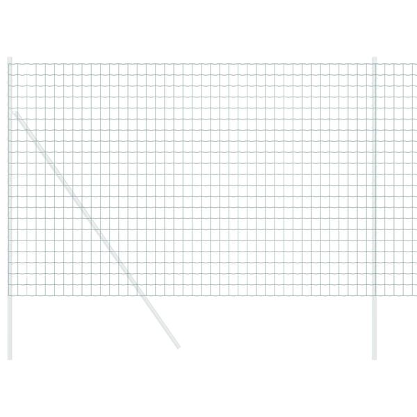 vidaXL Euro Fence Green 1.6 x 10 m PVC-coated iron