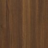 vidaXL Shoe Cabinet Brown Oak 59x17x81 cm Engineered Wood