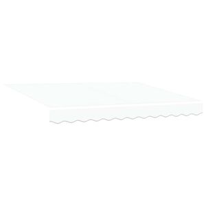 vidaXL Awning Replacement Fabric White 330 x 245 cm Polyester